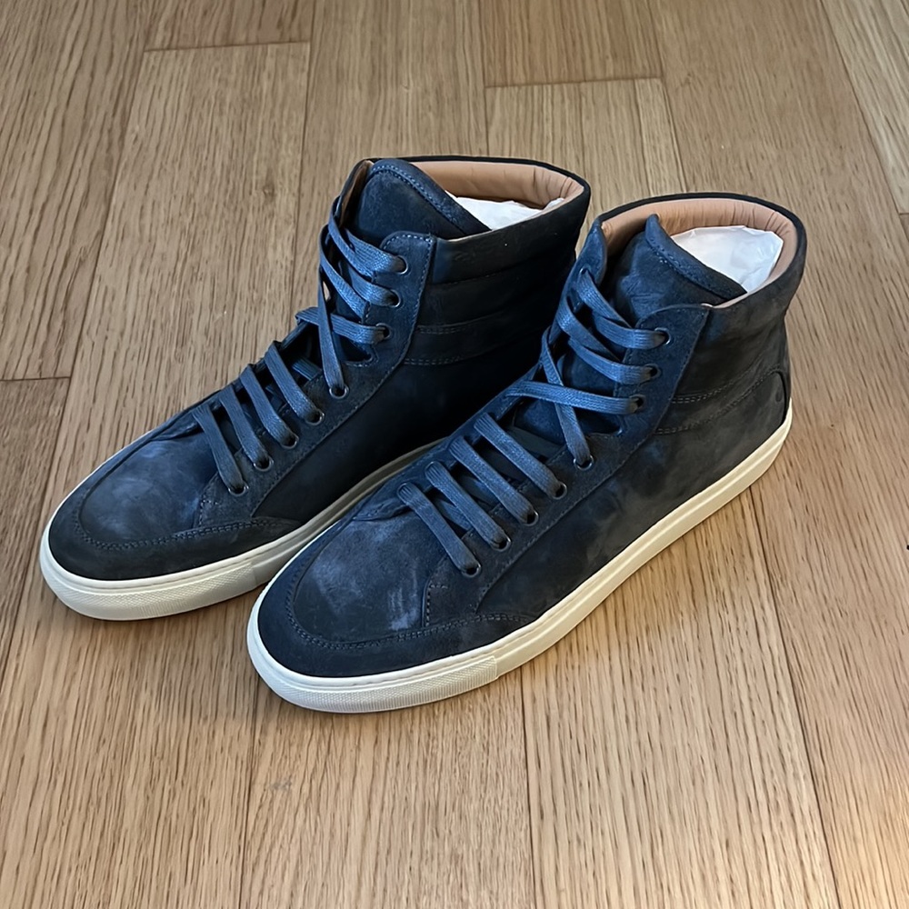 KOIO men’s shoes, new in original box, never worn, dark gray leather